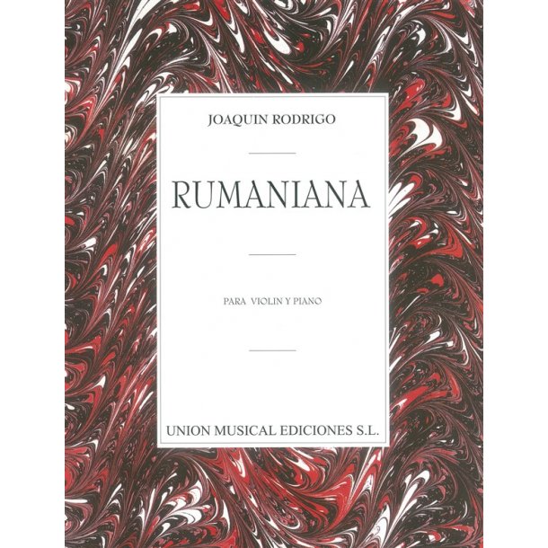 Rodrigo: Rumaniana Para Violin Y Piano