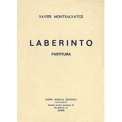 Xavier Montsalvatage Laberinto Partitura