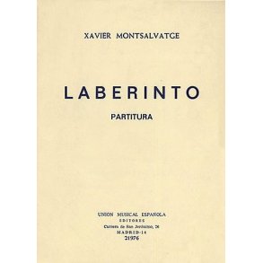 Xavier Montsalvatage Laberinto Partitura