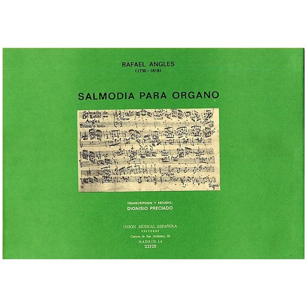 Rafael Angles: Salmodia Para Organo