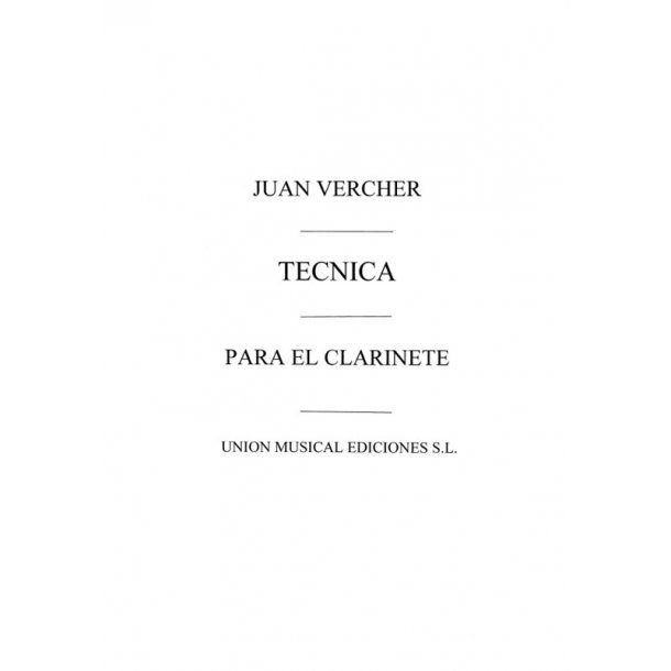 Vercher Tecnica Para El Clarinete