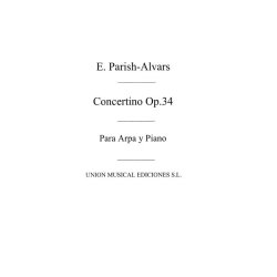 Parish Alvars Concertino Op.34 Hrp/pf (manuscript Edition)