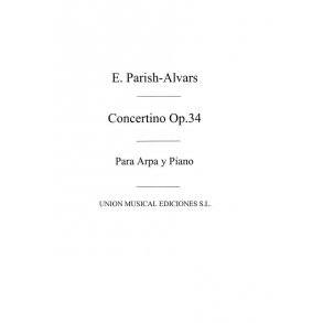Parish Alvars Concertino Op.34 Hrp/pf (manuscript Edition)