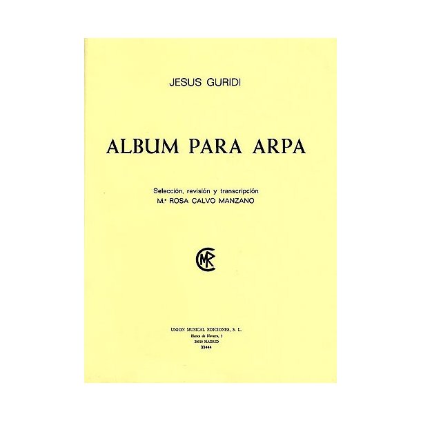 Guridi Album Para Arpa