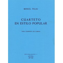 Palau Cuarteto En Estilop Popular String Quartet Sc/pts