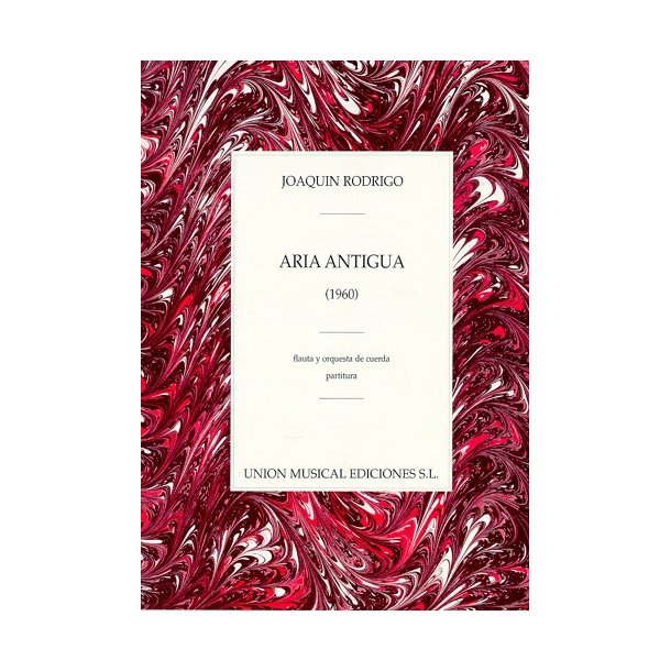 Joaquin Rodrigo: Aria Antigua For Flute And String Orchestra