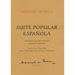 De Falla: Suite Popular Espanola for Cello And Piano