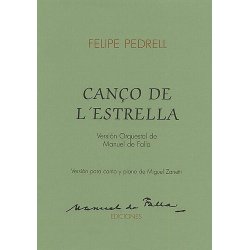 Pedrell/falla Canco De L'estrella Vce/pf