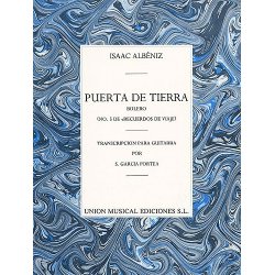 Albeniz Puerta De Tierra Bolero (garcia Fortea) Guitar