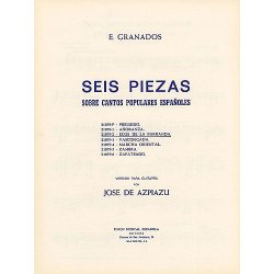 Granados Ecos De La Parranda No.2 (azpiazu) Seis Piezas