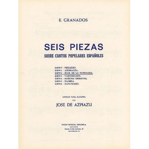 Granados Ecos De La Parranda No.2 (azpiazu) Seis Piezas