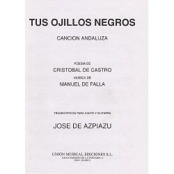 Manuel De Falla: Tus Ojillos Negros