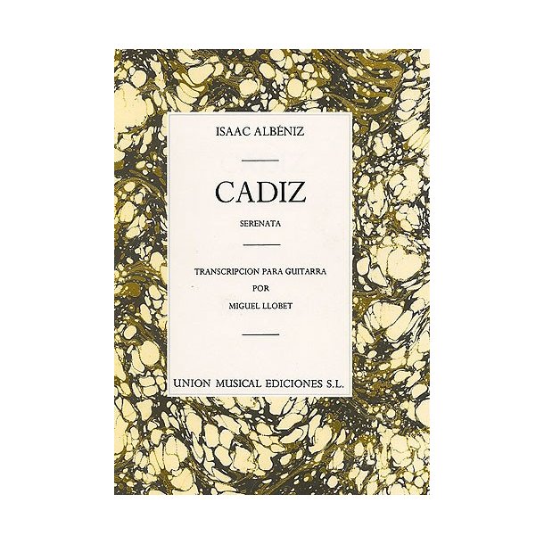Albeniz Cadiz Serenata (llobet) Guitar