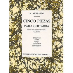 Miguel Asins Arbo: Cinco Piezas Para Guitarra (5 Pieces For Guitar)