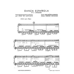 Granados: Andaluza (Azpiazu) Voice and Guitar