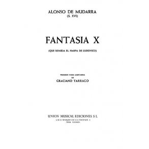 Mudarra Fantasia X Que Remeda El Arpa De Ludovico (tarrago) Guitar