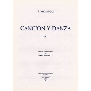 Mompou Cancion Y Danza No.1 (mairants) Guitar