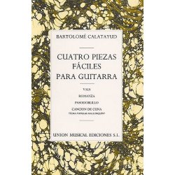 Calatayud Cuatro Piezas Faciles Para Guitarra