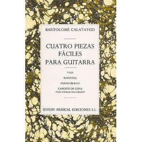 Calatayud Cuatro Piezas Faciles Para Guitarra