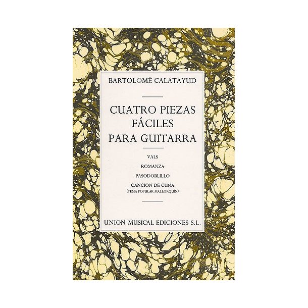 Calatayud Cuatro Piezas Faciles Para Guitarra