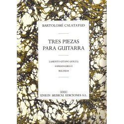 Calatayud Tres Piezas Gtr (lamento Gitano, Fandanguillo, Bulerias)