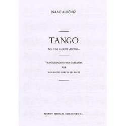 Albeniz Tango (garcia Velasco) Guitar