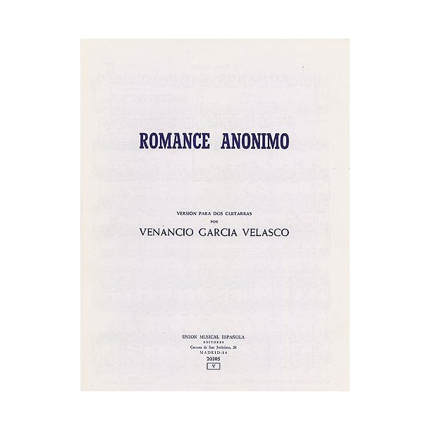 Romance Anonimo (2 Guitars)