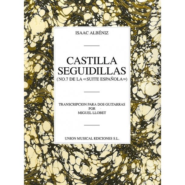 Albeniz Castilla Seguidillas (llobet) 2 Guitars