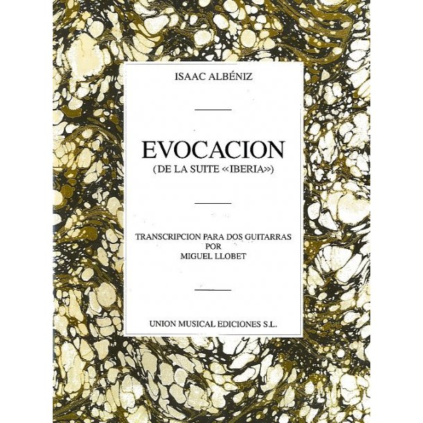 Albeniz Evocacion (llobet) 2 Guitars