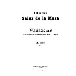 Fernando Sor: Variations On A Theme Of Mozart (Magic Flute)