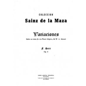 Fernando Sor: Variations On A Theme Of Mozart (Magic Flute)