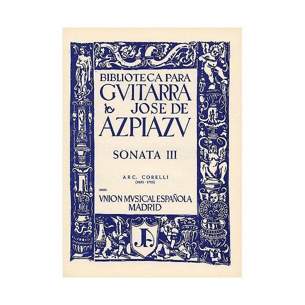 Corelli Sonata Iii (azpiazu) Guitar