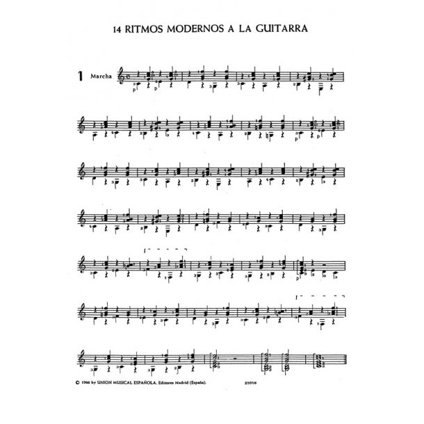 Azpiazu: 14 Ritmos Modernos A La Guitarra