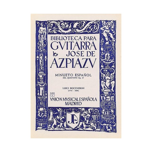 Luigi Boccherini: Minueto Espanol Del Quinteto Op.37