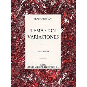 Sor Tema Con Variaciones (r Sainz De La Maza) Guitar