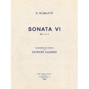Domenico Scarlatti: Sonata VI Op.1 No.6 (Guitar)