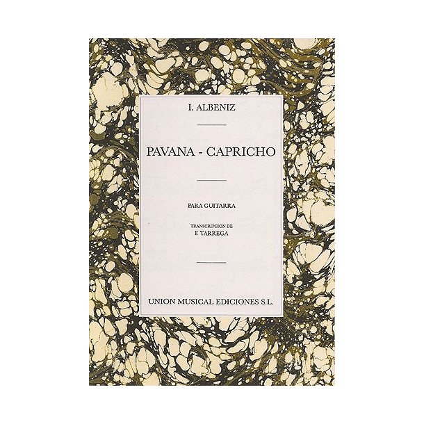 Albeniz Pavana Capricho (tarrega) Guitar