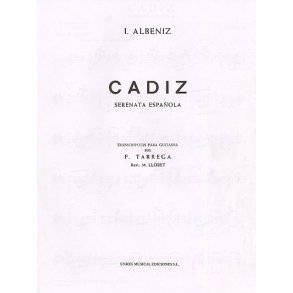 Isaac Albeniz: Cadiz Serenata (Tarrega) Guitar
