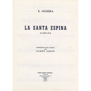 Cueto La Santa Espina Sardana Guitar