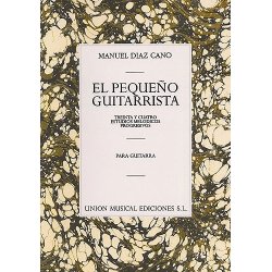 Diaz Cano El Pequeno Guitarrista 34 Estudios Melodicos Progresivos