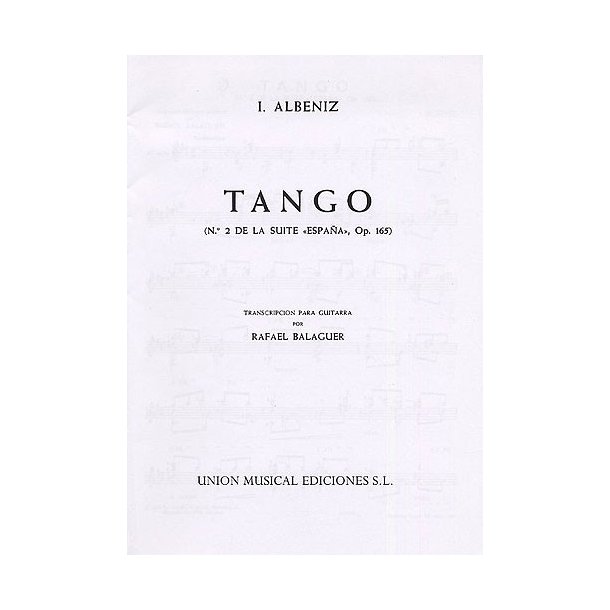 Albeniz Tango (espana) (balaguer) Guitar