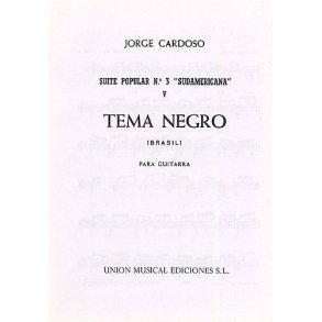 Jorge Cardoso: Tema Negro - Brasil (Suite Popular No.3 'Sudamerica')