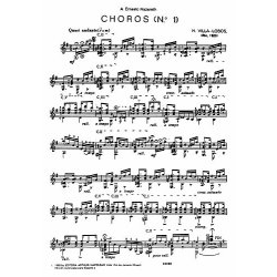 Heitor Villa-lobos: Choros No.1 For Guitar