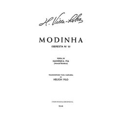 Heitor Villa-Lobos: Modinha (Secreta No.5) For Guitar