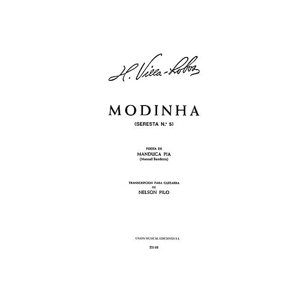Heitor Villa-Lobos: Modinha (Secreta No.5) For Guitar
