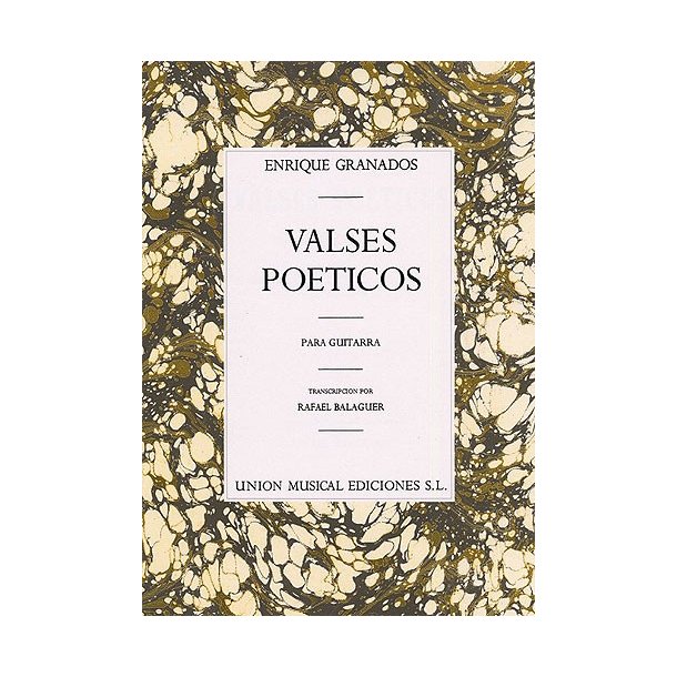 Granados Valses Poeticos (balaguer) Guitar