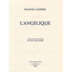 Couperin Angelique (balaguer) Guitar