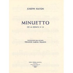 Haydn Minuetto (garcia Velasco) Guitar