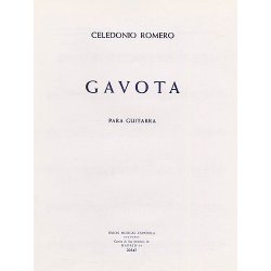 Romero (celedonio) Gavota Guitar