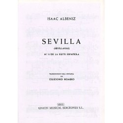 Albeniz Sevilla Sevillanas No.3 De La Suite Espanola (romero) Gtr